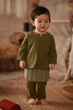 The Asal Kita Babies Baju Melayu Teluk Belanga - Green Olive