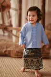 The Asal Kita Babies Jacquard Skirt - Periwinkle Bloom
