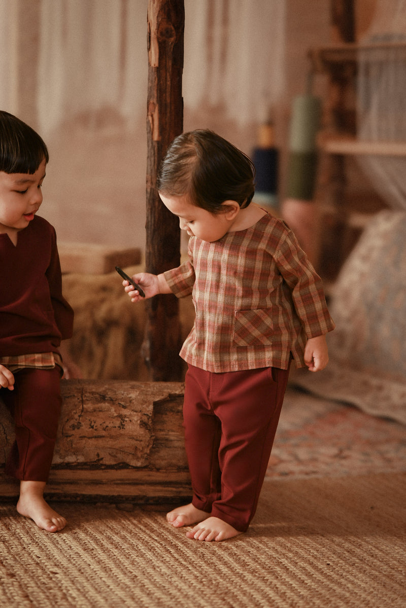 The Asal Kita Babies Kurta - Brick Canvas