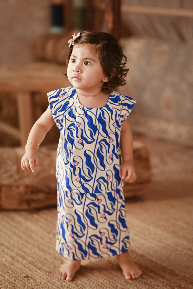 The Asal Kita Babies Back Pleated Skirt - Borneo