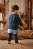 The Asal Kita Babies Baju Melayu Teluk Belanga - Navy