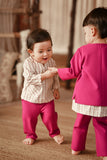 The Asal Kita Babies Baju Melayu Teluk Belanga - Deep Fuchsia