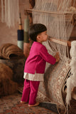 The Asal Kita Babies Baju Melayu Teluk Belanga - Deep Fuchsia