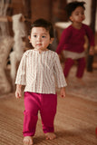 The Asal Kita Babies Kurta - Creamish Plus