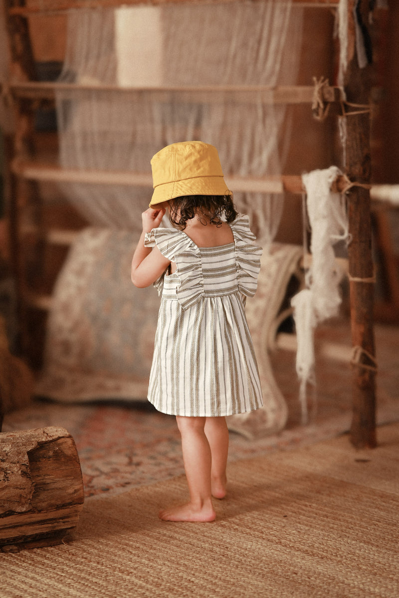 The Asal Kita Babies Dress - Olivine