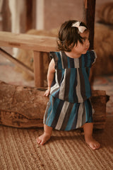 The Asal Kita Babies Kurung Pleats Top - Oceana