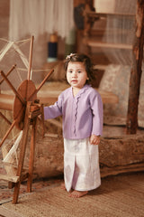 The Asal Kita Babies Jacquard Skirt - Lavender Aman