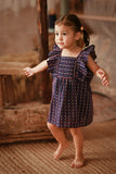 The Asal Kita Babies Dress - Navy Plus