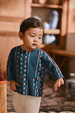 The Hariri Babies Kurta - Teal Borneo