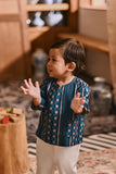 The Hariri Babies Kurta - Teal Borneo