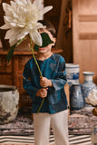 The Hariri Babies Kurta - Teal Oasis