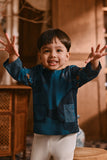 The Hariri Babies Kurta - Teal Oasis