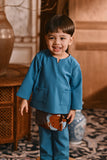The Hariri Babies Kurta - Jade Teal