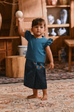 The Hariri Babies Broderie Kurung - Jade Teal Oasis