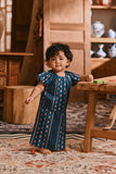 The Hariri Babies Kurung - Teal Borneo
