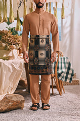 The Ori Men Traditional Samping - Caramel Regal