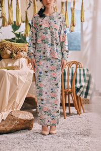 The Courtyard Women Back Pleated Skirt - Wildflowers