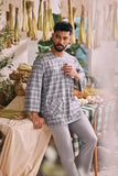 The Courtyard Men 3/4 Sleeve Kurta - CloudyLoom