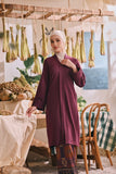 The Courtyard Women Kebarung Top - Purple Manggis
