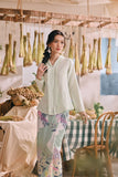 The Courtyard Women Kebaya Top - Baby Mint