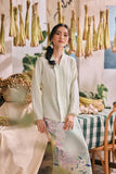 The Courtyard Women Kebaya Top - Baby Mint