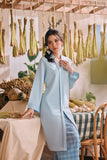 The Courtyard Women Kebarung Top - Baby Blue