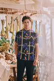 The Courtyard Men Mandarin Shirt - Whisper