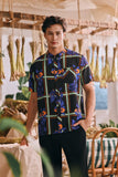 The Courtyard Men Mandarin Shirt - Whisper