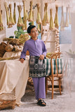 The Courtyard Baju Melayu Cekak Musang - Dusty Purple