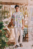 The Courtyard Men Mandarin Shirt - Ceria
