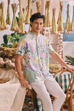 The Courtyard Men Mandarin Shirt - Ceria
