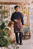 The Ori Men Traditional Samping - Violet Regal