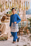 The Courtyard Baju Melayu Cekak Musang - Classic Blue