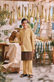 The Courtyard Baju Melayu Cekak Musang - Champagne Yellow