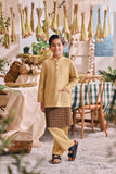 The Courtyard Baju Melayu Cekak Musang - Champagne Yellow