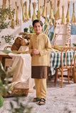The Courtyard Baju Melayu Cekak Musang - Champagne Yellow