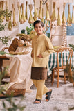 The Courtyard Baju Melayu Cekak Musang - Champagne Yellow
