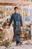 The Ori Men Traditional Samping - Navy Regal
