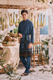 The Ori Men Traditional Samping - Navy Regal