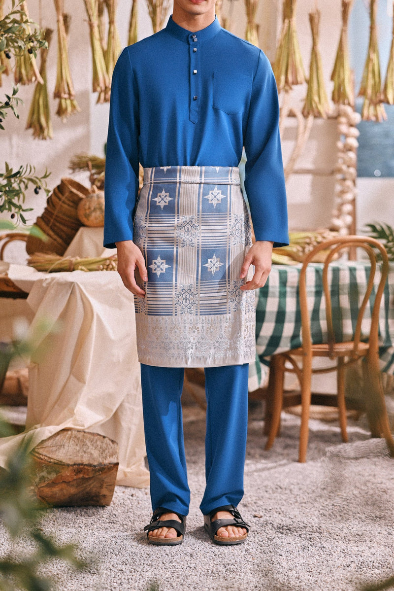 The Ori Men Traditional Samping - Sapphire Regal