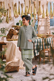 The Courtyard Baju Melayu Cekak Musang - Pistachio