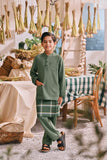 The Courtyard Baju Melayu Cekak Musang - Sage Green