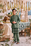 The Courtyard Baju Melayu Cekak Musang - Sage Green