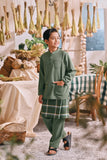 The Courtyard Baju Melayu Cekak Musang - Sage Green