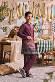 The Courtyard Baju Melayu Cekak Musang - Purple Manggis