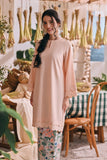 The Courtyard Women Layered Broderie Kurung Top - Creamy