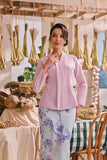 The Courtyard Women Kebaya Top - Baby Pink