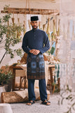 The Ori Men Traditional Samping - Navy Regal