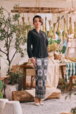 The Courtyard Women Kebaya Top - Black