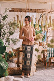 The Courtyard Women Kebaya Top - Milky Brown